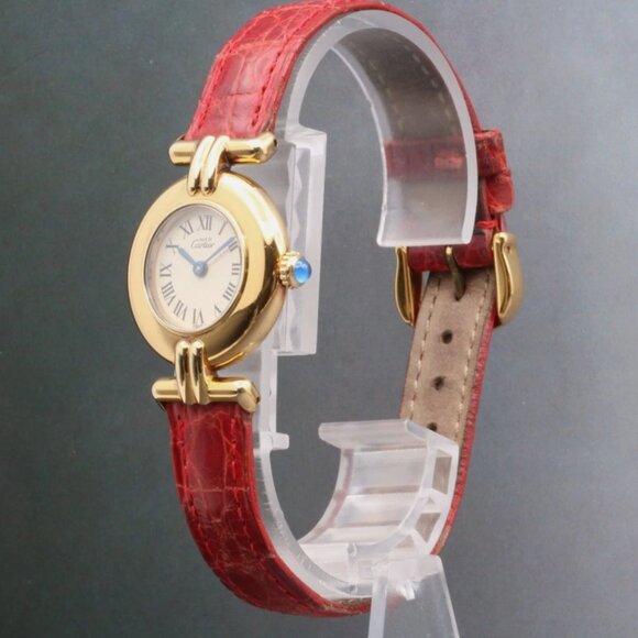 Vintage Cartier Must Colisee Quartz Womens Watch PAPERS main image 4